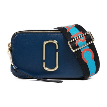 Кожаная сумка Marc Jacobs The Snapshot Blue Sea Multi 1004 фото