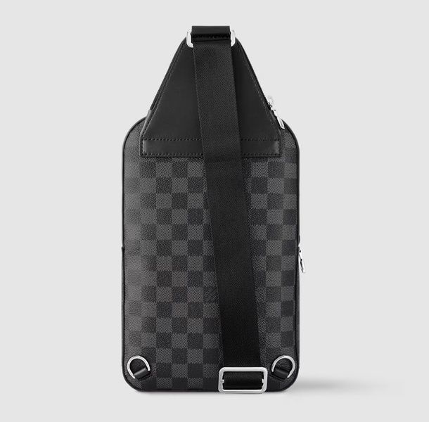 Сумка-слінг чоловіча Louis Vuitton Avenue NM Damier Graphite Canvas lv1007 фото