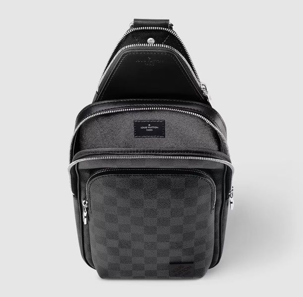 Сумка-слінг чоловіча Louis Vuitton Avenue NM Damier Graphite Canvas lv1007 фото