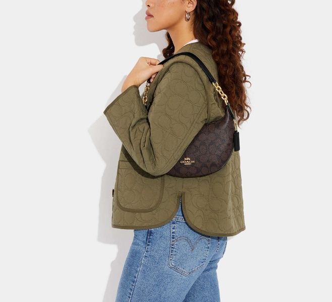 Сумка Coach Payton Hobo Bag In Signature Canvas 1026 фото