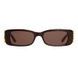 Солнцезащитные очки женские Balenciaga Dynasty Rectangle Sunglasses Brown 1139 фото 1