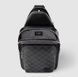 Сумка-слінг чоловіча Louis Vuitton Avenue NM Damier Graphite Canvas lv1007 фото 3