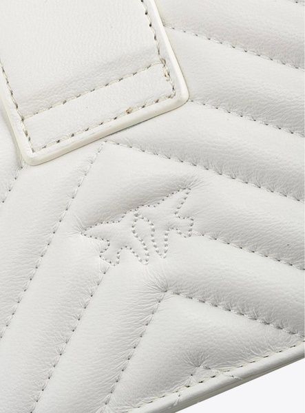 Сумка кросс-боди Pinko Mini Love Bag Icon V Quilt White (0062) 80212738 фото