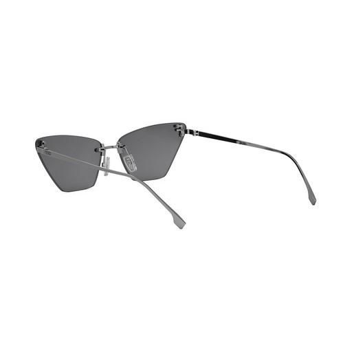 Солнцезащитные очки женские Fendi First Crystal Silberne Cat-Eye Sonnenbrille 1159 фото