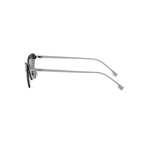 Солнцезащитные очки женские Fendi First Crystal Silberne Cat-Eye Sonnenbrille 1159 фото