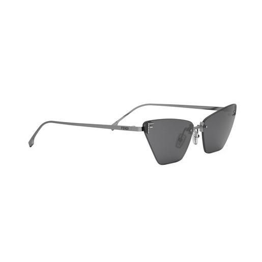 Солнцезащитные очки женские Fendi First Crystal Silberne Cat-Eye Sonnenbrille 1159 фото