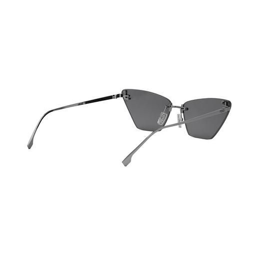 Солнцезащитные очки женские Fendi First Crystal Silberne Cat-Eye Sonnenbrille 1159 фото