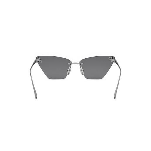 Солнцезащитные очки женские Fendi First Crystal Silberne Cat-Eye Sonnenbrille 1159 фото