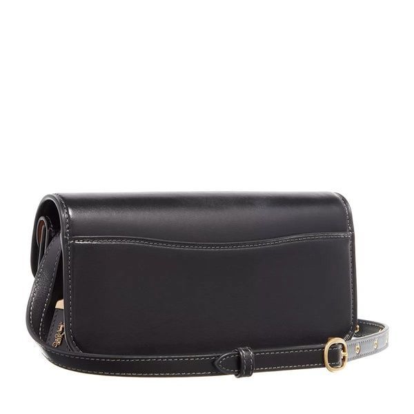 Сумка шкіряна Coach Idol Bag 23 чорна 1068 фото