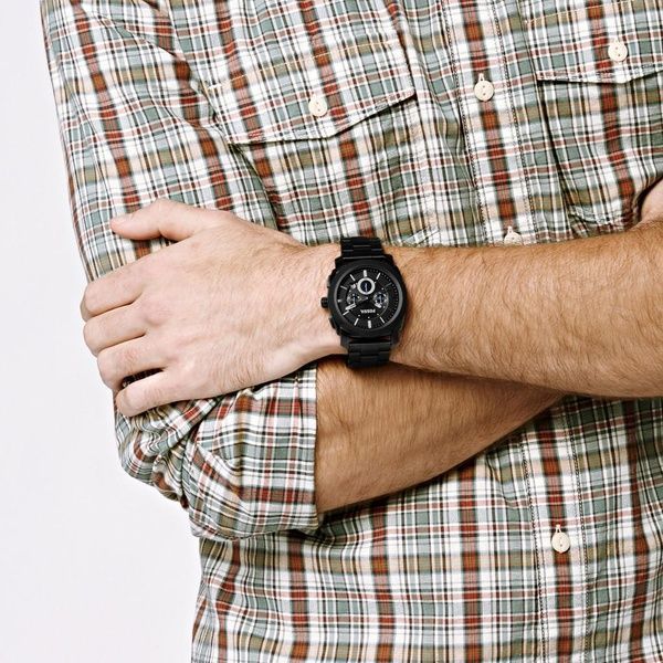 Чоловічий годинник Fossil Machine FS4552 44 mm wtchs_29116 фото
