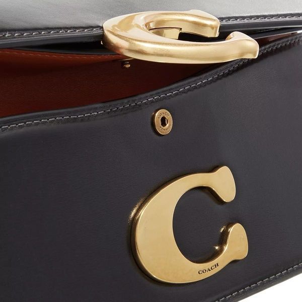 Сумка шкіряна Coach Idol Bag 23 чорна 1068 фото