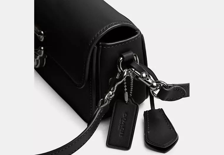 Сумка Coach Studio Baguette Bag чёрная 1091 фото