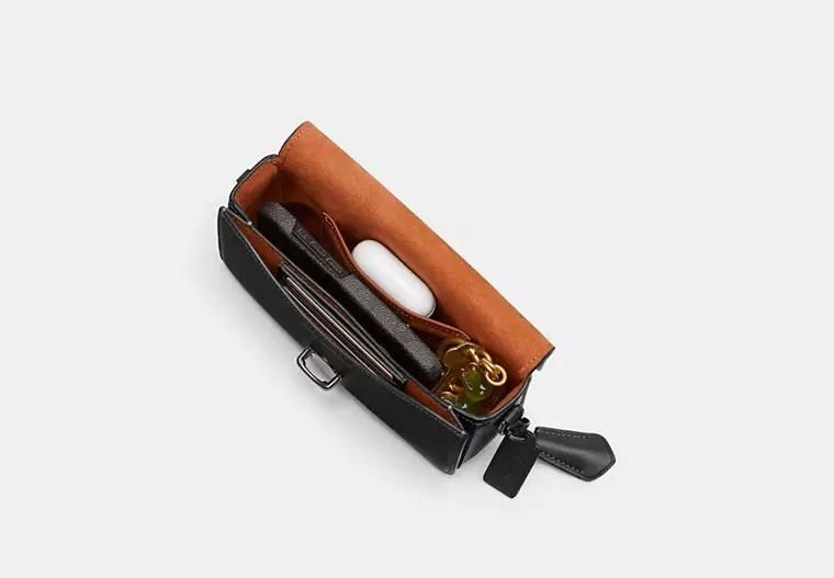 Сумка Coach Studio Baguette Bag чёрная 1091 фото