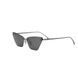 Солнцезащитные очки женские Fendi First Crystal Silberne Cat-Eye Sonnenbrille 1159 фото 2