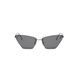 Солнцезащитные очки женские Fendi First Crystal Silberne Cat-Eye Sonnenbrille 1159 фото 1