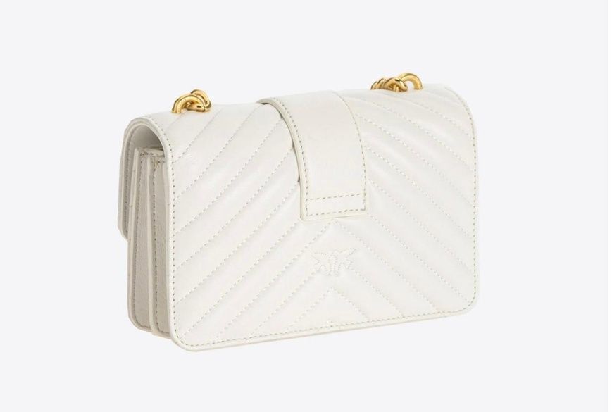 Сумка кросс-боди Pinko Mini Love Bag Icon V Quilt White (0062) 80212738 фото
