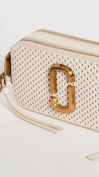 Шкіряна Сумка Marc Jacobs The Snapshot Perforated 1014 фото