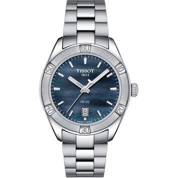 Женские часы Tissot PR 100 Sport Chic T101.910.11.121.00 36 mm wtchs_29071 фото