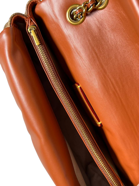 Сумка Coach Tabby Shoulder Bag 26 In Signature Canvas With Quilting Brass/Tan Brown 195031264245 фото
