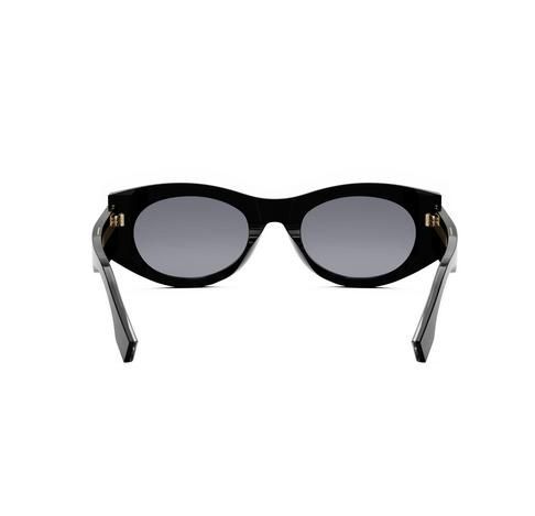 Сонцезахисні окуляри жіночі Fendi Roma Schwarze ovale Sonnenbrille 1167 фото
