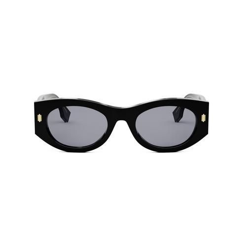 Сонцезахисні окуляри жіночі Fendi Roma Schwarze ovale Sonnenbrille 1167 фото
