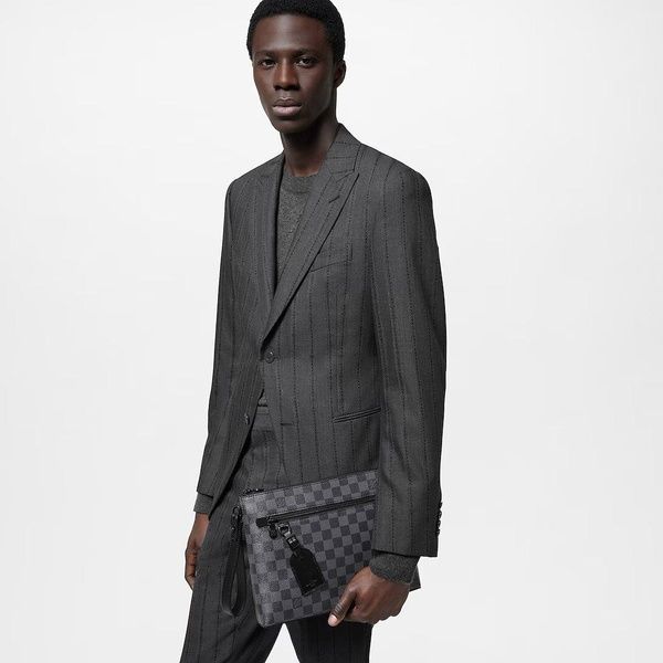 Клатч Louis Vuitton Takeoff чёрный (0116) 83507225 фото