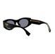 Сонцезахисні окуляри жіночі Fendi Roma Schwarze ovale Sonnenbrille 1167 фото 4