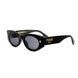 Сонцезахисні окуляри жіночі Fendi Roma Schwarze ovale Sonnenbrille 1167 фото 1