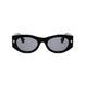 Сонцезахисні окуляри жіночі Fendi Roma Schwarze ovale Sonnenbrille 1167 фото 2