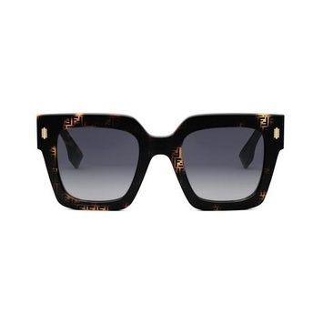 Солнцезащитные очки женские Fendi Roma Sonnenbrille Havana 1168 фото