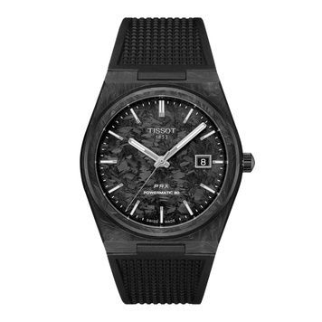 Мужские часы Tissot PRX Powermatic 80 Carbon T137.907.97.201.00 40 мм wt059 фото