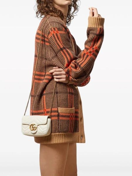 Мини-сумка на плечо Gucci super mini GG Marmont 84189614 фото