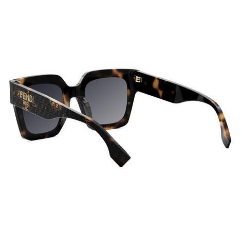 Солнцезащитные очки женские Fendi Roma Sonnenbrille Havana 1168 фото