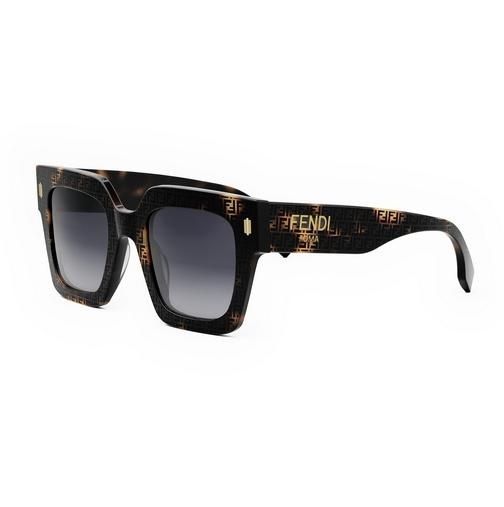 Солнцезащитные очки женские Fendi Roma Sonnenbrille Havana 1168 фото
