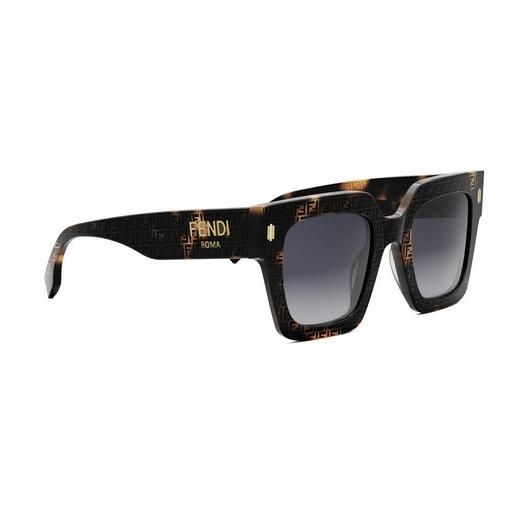 Солнцезащитные очки женские Fendi Roma Sonnenbrille Havana 1168 фото
