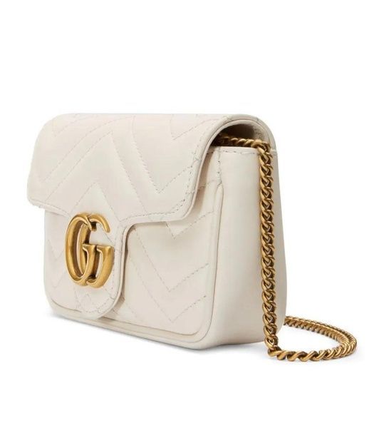 Мини-сумка на плечо Gucci super mini GG Marmont 84189614 фото