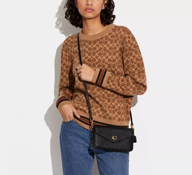 Сумка Coach Wyn Crossbody Bag чёрная 1083 фото