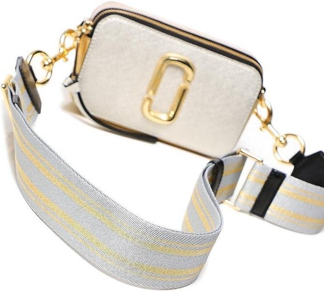 Кожаная сумка Marc Jacobs The Snapshot Platinum Multi 1012 фото