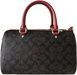 Сумка кожаная Coach Rowan Satchel In Leather (Brown Red) 1074 фото 2
