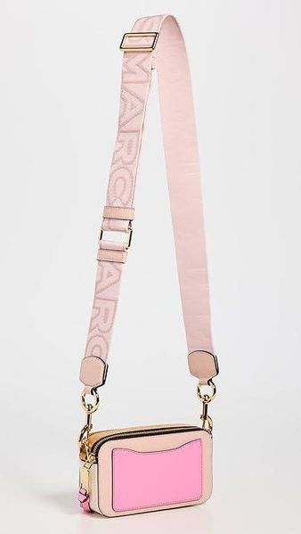 Кожаная сумка Marc Jacobs The Snapshot Rose Multi 1007 фото