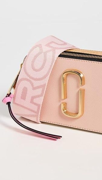 Кожаная сумка Marc Jacobs The Snapshot Rose Multi 1007 фото