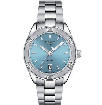 Женские часы Tissot PR 100 Lady Sport Chic T101.910.11.351.00 36 mm wtchs_29075 фото