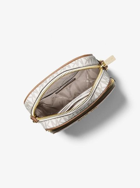 Женска сумка Michael Kors Jet Set Travel Medium logo crossbody bag VANILLA ACORN 194900655788 фото