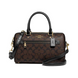 Сумка кожаная Coach Rowan Satchel In Signature Canvas 1073 фото 1