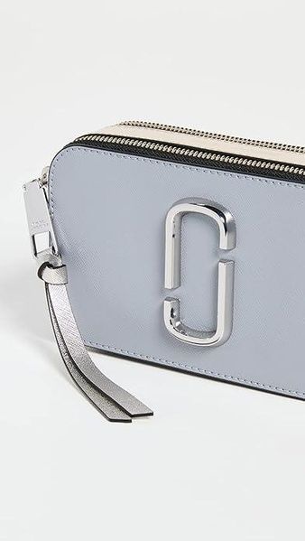 Шкіряна Сумка Marc Jacobs The Snapshot Wolf Grey Multi 1006 фото