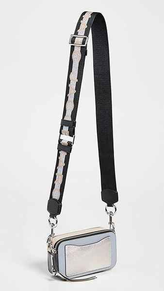 Шкіряна Сумка Marc Jacobs The Snapshot Wolf Grey Multi 1006 фото