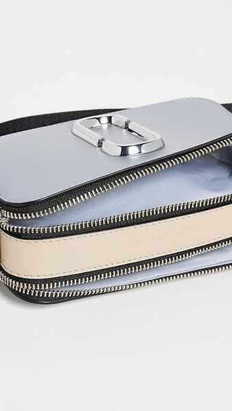 Шкіряна Сумка Marc Jacobs The Snapshot Wolf Grey Multi 1006 фото