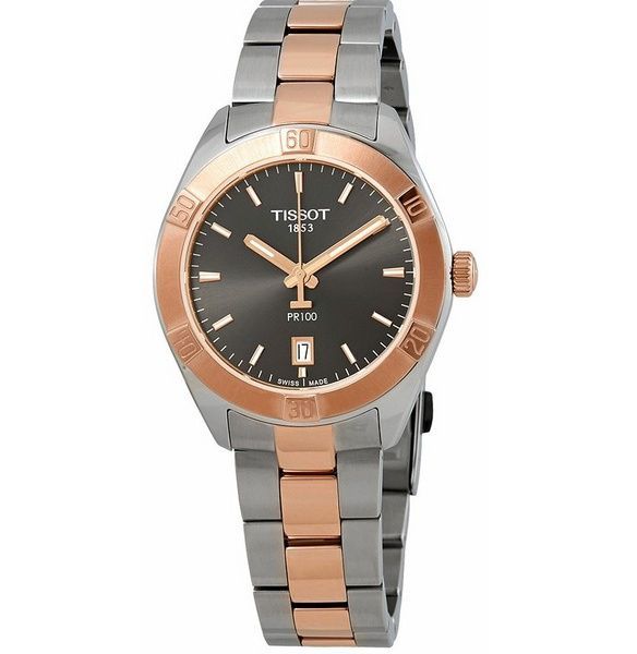 Жіночий годинник Tissot PR 100 Sport Chic T101.910.22.061.00 36 mm wtchs_29077 фото