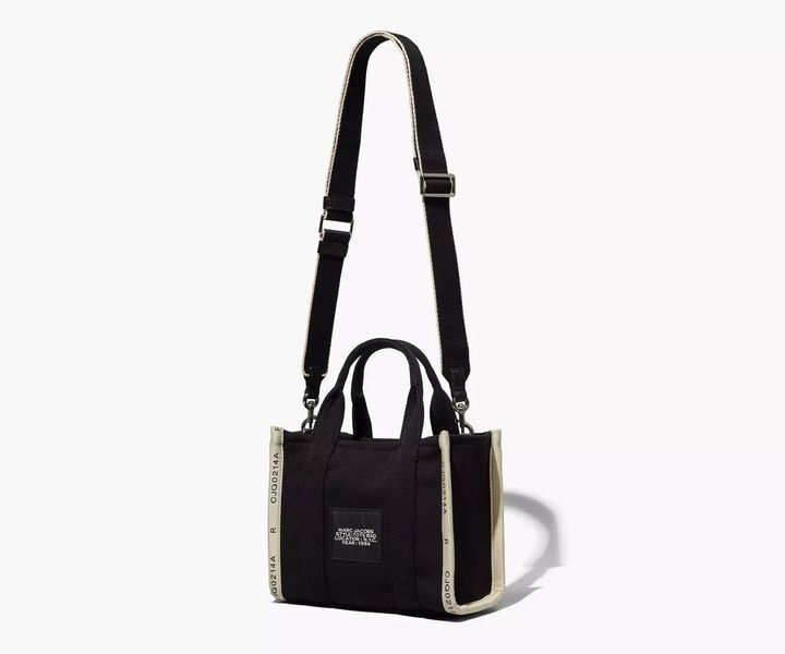Жіноча сумка тоут Marc Jacobs Jacquard Small Tote Bag Black 191267950259 фото