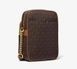 Женская сумка Michael Kors Jet Set Travel Medium logo crossbody bag Brown 194900655757 фото 2